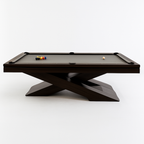 Meridian Atelier X-Frame 8-Foot Designer Pool Table